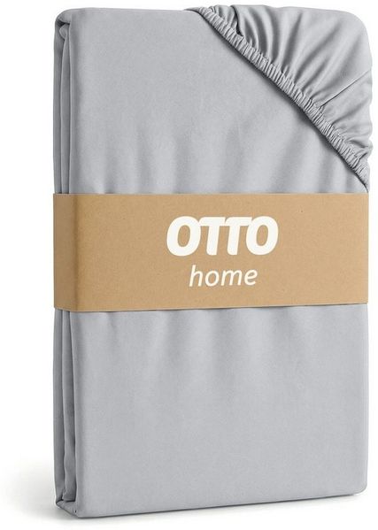OTTO home Spannbettlaken BLACKBERRY in BASIC und PREMIUM Qualität, 100% Baumwolle, Jersey (160 g/m), Gummizug: rundum, (2 Stück), für hohe Matratzen bis 28 cm, Bettlaken, Spannbetttuch, pflegeleicht