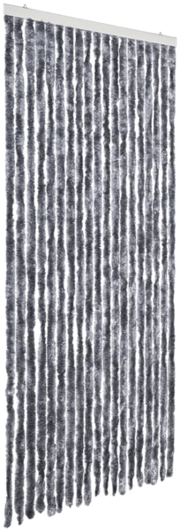 vidaXL Insektenschutz-Vorhang Silbern 56x185 cm Chenille