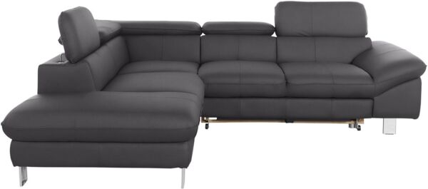 COTTA Ecksofa Driver L-Form, mit Kopfteilverstellung, wahlweise mit Bettfunktion & Bettkasten