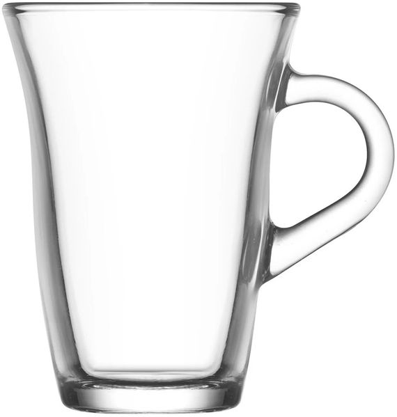 LAV Nisa Teegläser 3er Set mit Henkel - 150 ml, elegant & robust