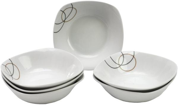 6er Set Müsli- Salatschale Look 14,6cm