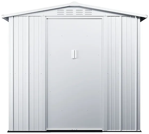 Vente-unique - LINUS Gartenhaus Metall Grau - B 169 cm x H 163 cm x L 191 cm Bild 2