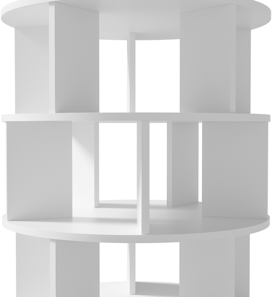 Rotierendes Schuhregal 60x60x115 cm mit 5 Ebenen Bild 9