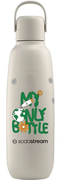 SodaStream Thermoflasche Metallflasche Fizz&go COOL DWS, 0,9 l, Trinkflasche, kompatibel mit SodaStream DUO, E-DUO, TERRA, ART & ENSO Wassersprudler