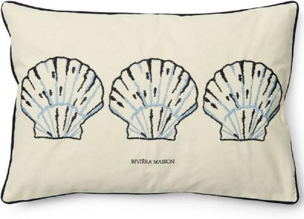 Rivièra Maison Kissenhülle Kissenhülle Muschel Puglia Pillow Cover (65x45cm)