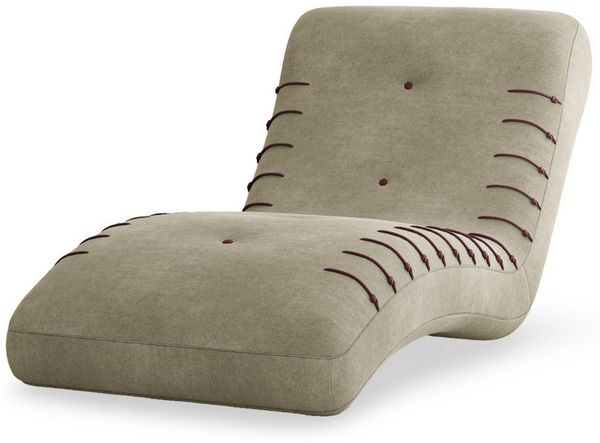 MOEBLO Chaiselongue SPLINE, – Sitz- und Liegesessel Sofa elegantes Liegesofa Ruheliege Relaxliege Liegesessel 1-Sitzer, für Wohnzimmer und Relax-Bereiche (BxHxT): 83x80x172 cm