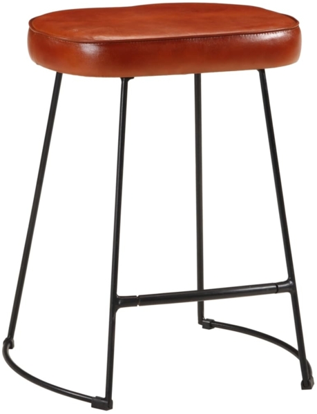 vidaXL Barhocker 2 Stk. Dunkelbraun 40x29,5x53 cm 358928