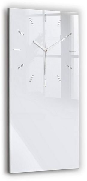 Tulup Wanduhr Wanduhr Glasuhr Rechteckige Wanduhr 30x60 cm Uhr aus Gehärtetem Glas