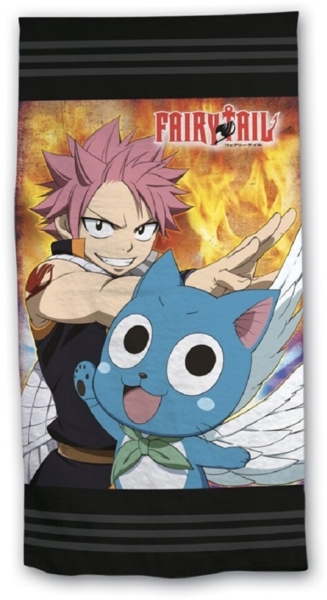 Fairy Tail Strandtuch 70x140 cm, 100% Polyester für den perfekten Strandtag