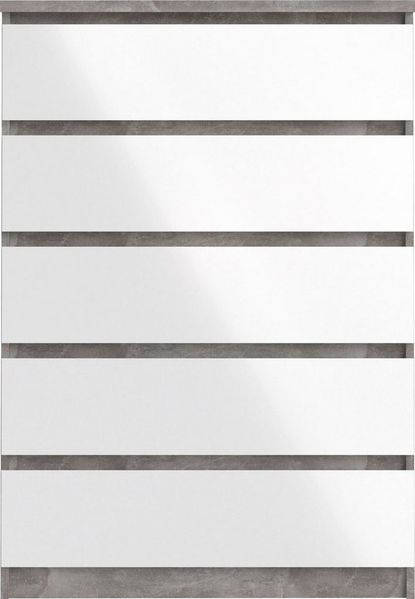 INOSIGN Kommode Naia, abgerundete Schubladenkanten auf Metallgleiter, Breite 77 cm