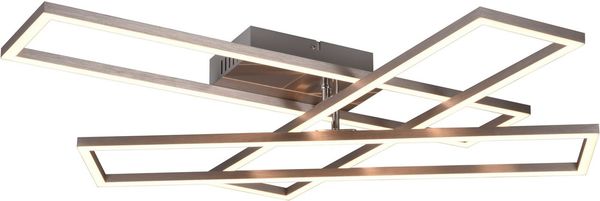 OTTO home LED Deckenleuchte Druell, Deckenlampe oder Wandlampe LED Module schwenkbar dimmbar CCT, CCT - über Fernbedienung, Dimmfunktion, Fernbedienung, Infrarot inkl, mehrere Helligkeitsstufen, LED fest integriert, warmweiß - kaltweiß, inkl Fernbedien...