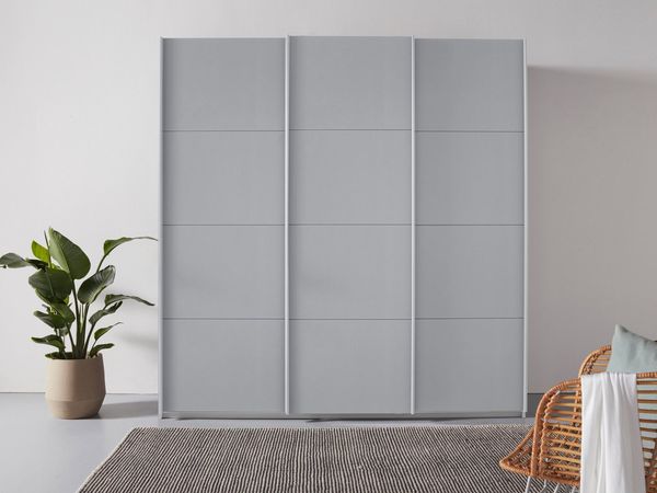 rauch Schwebetürenschrank Kleiderschrank Schrank Garderobe TOPSELLER OTELI inkl. Inneneinteilung mit 3 Innenschubladen sowie zusätzlichen Einlegeböden MADE IN GERMANY