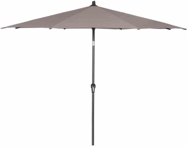 Avio Mittelstockschirm anthrazit/taupe Ø 300cm