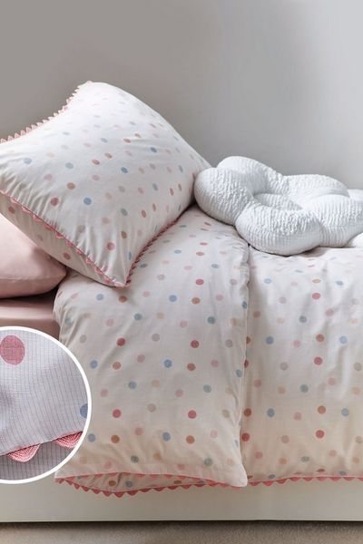 Next Bett-Set Bedruckte Bettgarnitur aus Polyester-Baumwollmix, Bezug: Polyester (recycelt), Baumwolle