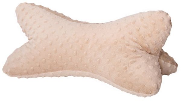 Dr. Berger Leseknochen Minky Sandbeige 40 x 18 cm