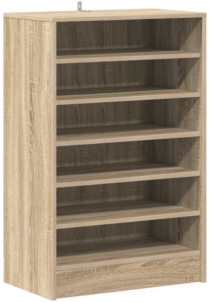Schuhschrank, Schuhkipper für Flur, modern Sonoma-Eiche 60x35x92 cm Holzwerkstoff