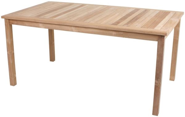 Tisch Solo, rechteckig 160x90cm aus Teak