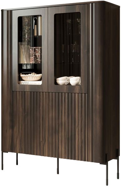 Vitrine Veralli (Farbe: Eiche Barocke Ristretto)