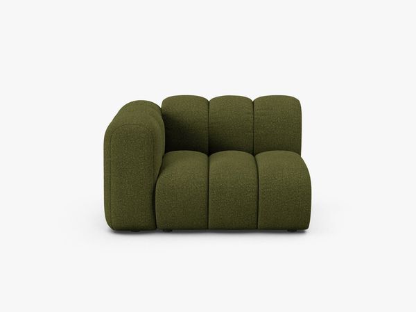 Micadoni Modul Lupine 1-Sitzer Links Boucle Baloo Dunkel-Olivgrün