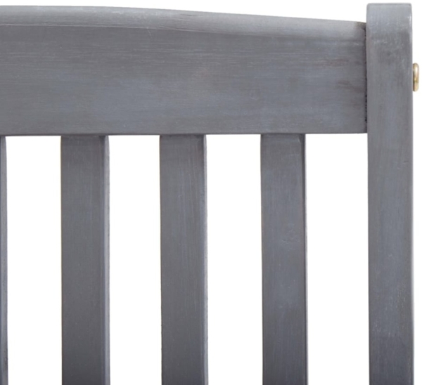 vidaXL Klappbare Gartenstühle 4 Stk. mit Kissen Massivholz Akazie 3064586 Bild 6