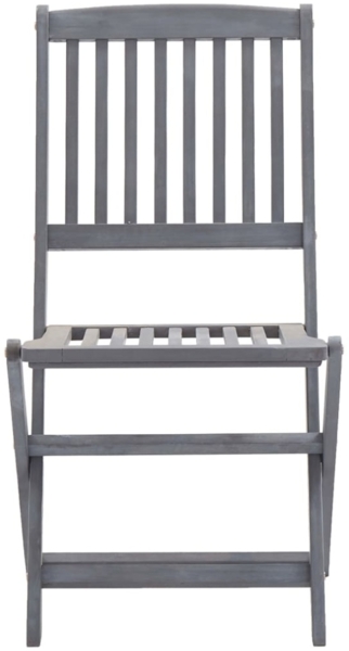 vidaXL Klappbare Gartenstühle 4 Stk. mit Kissen Massivholz Akazie 3064586 Bild 10
