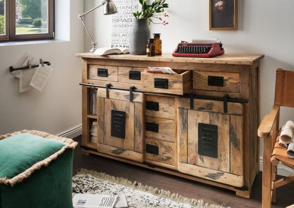 Vintage Sideboard Florenz - 150 cm - Mangoholz