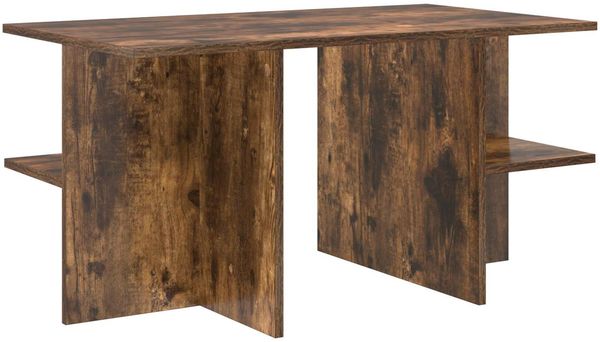 vidaXL Couchtisch Geräucherte Eiche 87 x 50 x 45 cm Holzwerkstoff 8001059