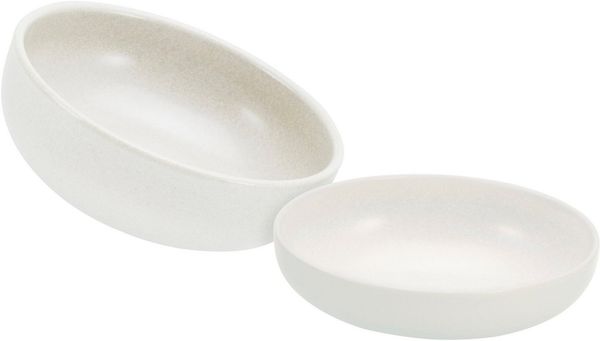 Uno Offwhite, Salatschüssel 2-tlg (mo)