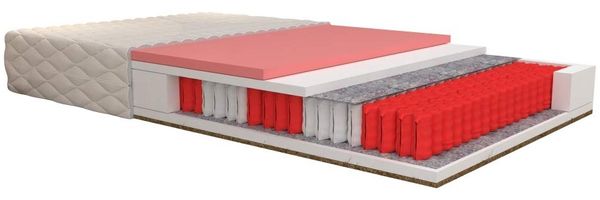 Selsey Ryan Matratze, thermoelastischem Visco-Schaum und Kokosschicht, 140x200