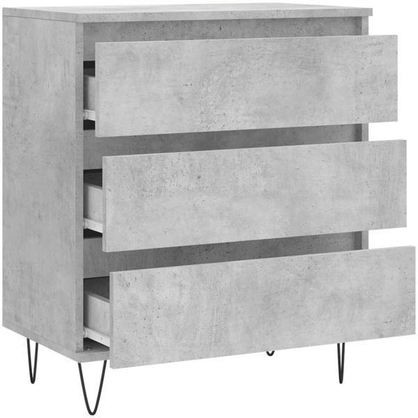 vidaXL Sideboard Betongrau 60x35x70 cm Holzwerkstoff 827184 Bild 6