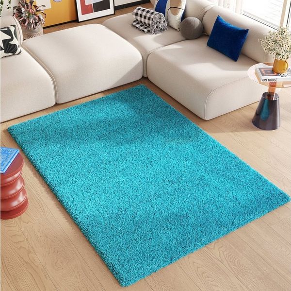 Tapiso Hochflor-Teppich ESSENCE, rechteckig, Höhe: 40 mm, Wohnzimmer, Schlafzimmer, weich, modern Design, einfarbig