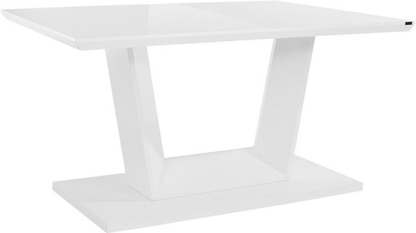 loft24 Esstisch Karl, Tisch, Küchentisch, Hochglanz Optik, Modernes Design