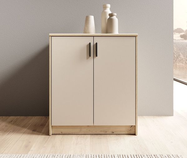 HBZ Sideboard Nelly Kommode, BxHxT 74 x 86 x 50 cm (1 St), Breite 74cm, Einlegeböden verstellbar, foliert