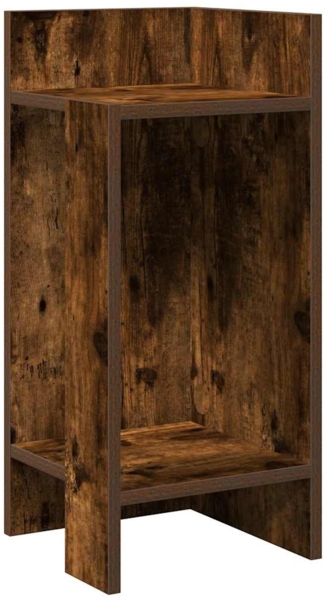 vidaXL Beistelltisch mit Ablage Räuchereiche 25,5x27x60 cm 858550