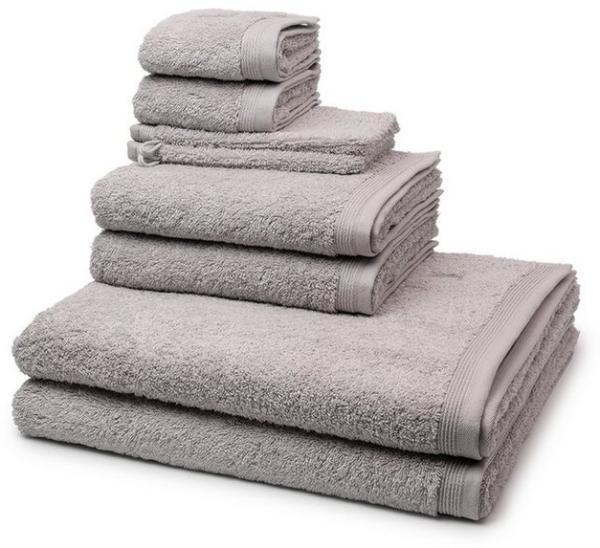 Möve Superwuschel 8 tlg. Frottier-Set - 2 X Handtuch (50 X 100cm), 2 X Duschtuch (80 X 150cm), 2 X Gästetuch (30 X 50cm), 2 X Waschhandschuh (15 X 20cm) - 520 g/m2 - Cashmere