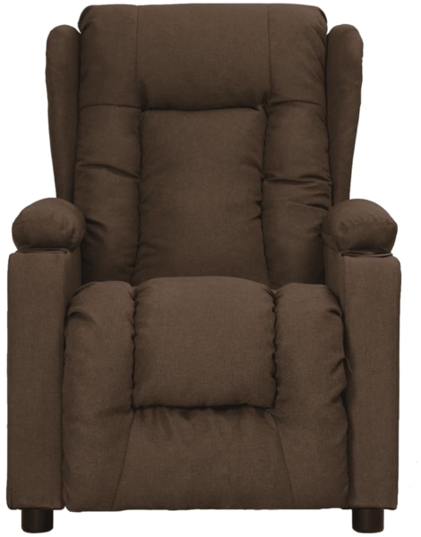 vidaXL Relaxsessel Braun Stoff 339052