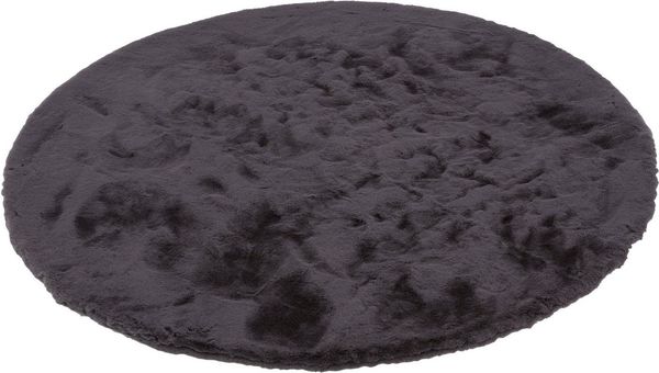 SCHÖNER WOHNEN-Kollektion Fellteppich Tender, rund, Höhe: 26 mm, besonders weich durch Microfaser, Kunstfell, waschbar, Wohnzimmer