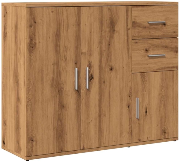 vidaXL Sideboard Artisan-Eiche 91 x 29,5 x 75 cm Holzwerkstoff 855907