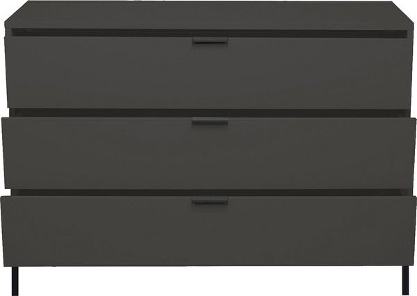 Maeusbacher Bonnie Kommoden Quadrat anthrazit matt lack BxHxT: 119 x 80 x 45 cm Bild 2