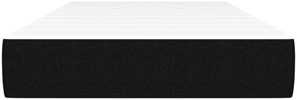vidaXL Taschenfederkernmatratze Mittel Schwarz 90x200x20 cm Stoff 347716 Bild 3