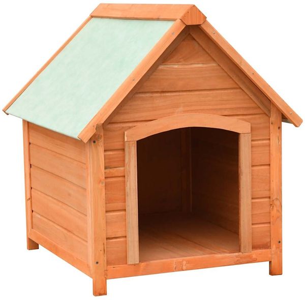 vidaXL Hundehütte Kiefernholz & Tannenholz Massiv 72x85x82 cm 170639