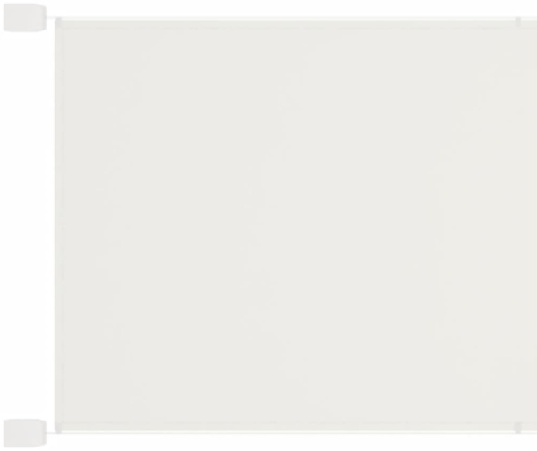 vidaXL Senkrechtmarkise Weiß 60x1000 cm Oxford-Gewebe 148155