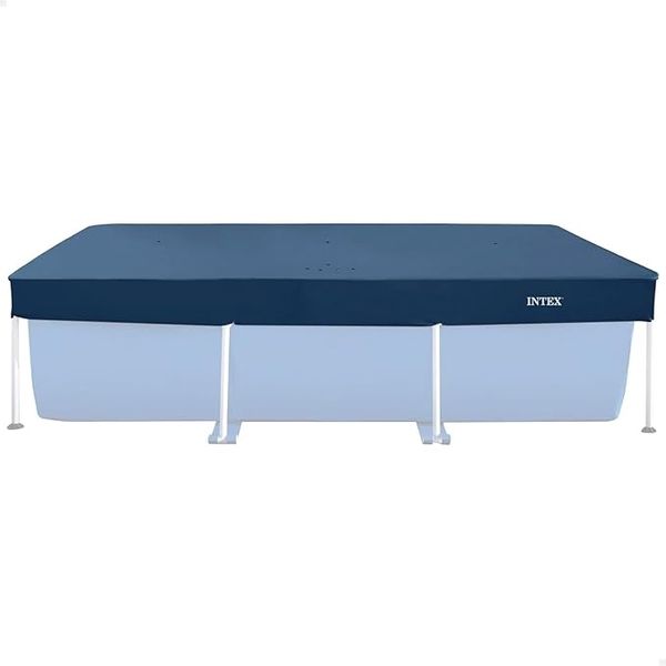 Intex | Rectangular Pool Cover | Poolabdeckplane - 300 x 200 cm | idealer Schutz für Rectangular Frame Pool