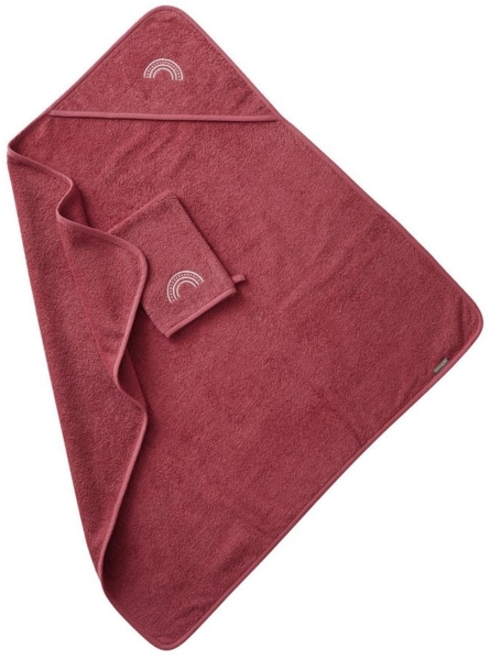 vertbaudet Kapuzenhandtuch Baby Kapuzenbadetuch & Waschhandschuh