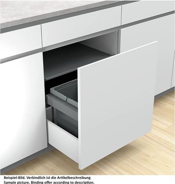 Cox Stand-UP® 350 K/500-3, Abfallsammler für vorhandene Auszüge, anthrazit, H 350 mm
