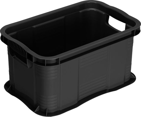 Rotho Aufbewahrungsbox Agilo A5 6 L schwarz 29 x 19 x 15,5 cm (L x B x H)