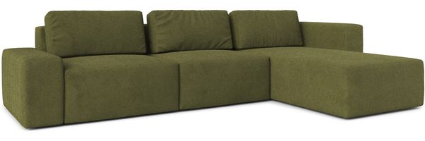 AX LIVING Couch XXL L Form Arkleton Ecksofa Grün 360cm Stil Komfort R