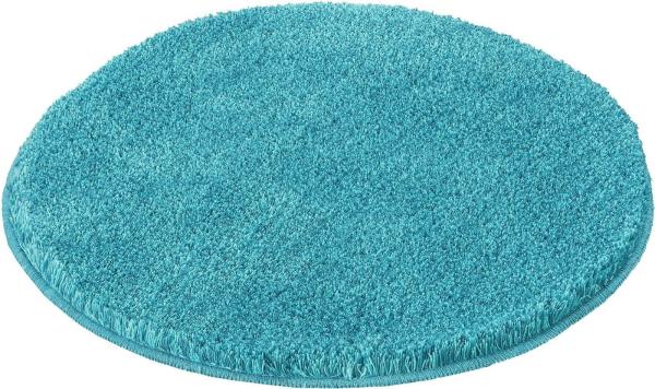 Kleine Wolke Badematte RELAX, Höhe 30 mm, rutschhemmend beschichtet, fußbodenheizungsgeeignet, Polyacryl, rund, Badteppich, Uni Farben, rechteckig, rund & als Set erhältlich