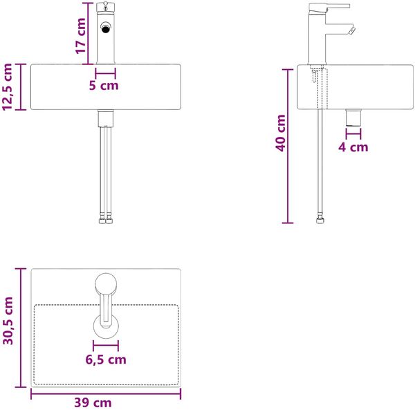 vidaXL Badezimmermöbel-Set 2 pcs Artisan-Eiche Holzwerkstoff 3403895 Bild 11