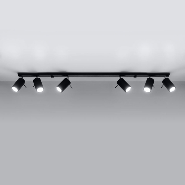 Deckenleuchte RING 6L schwarz Bild 7